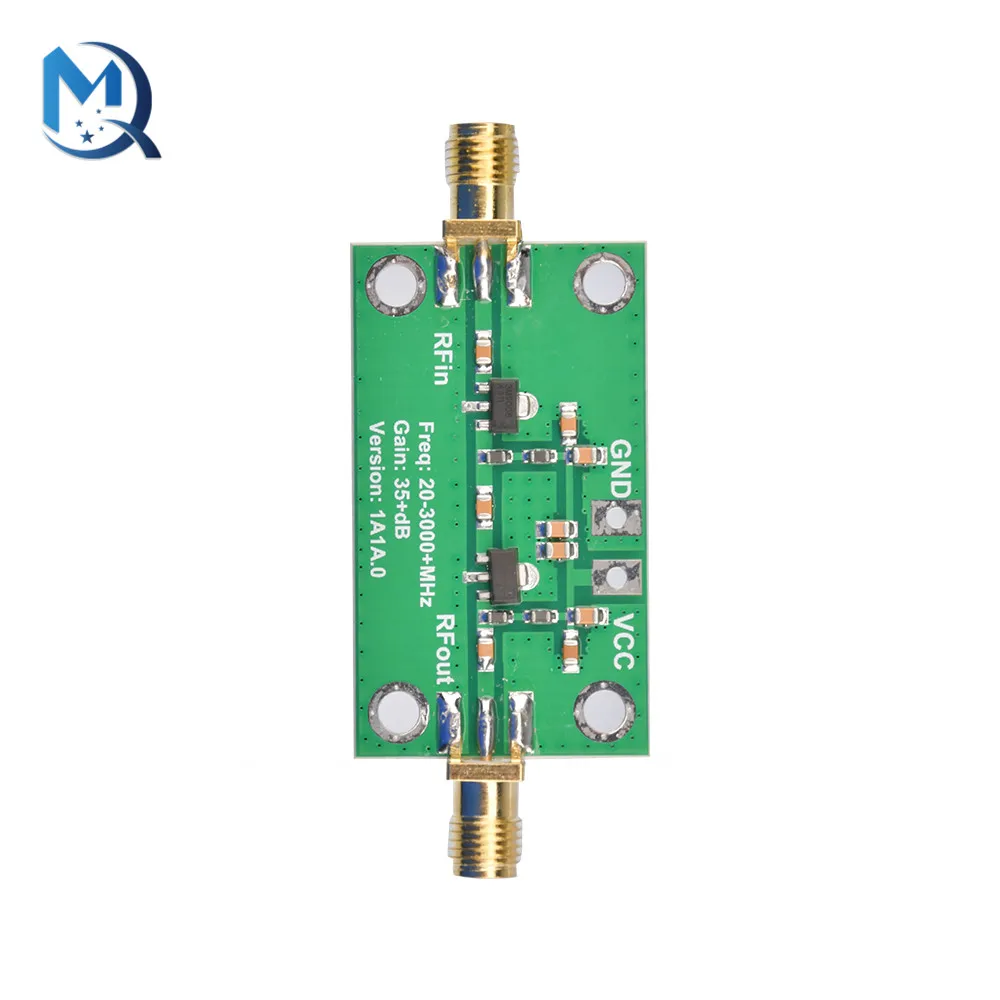 Guadagno modulo amplificatore a banda larga RF per FM HF VHF/UHF 50Ω ubs modulo di guadagno scheda amplificatore ad alta frequenza 20-3000MHz 35dB