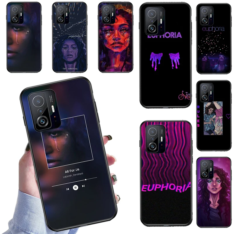 American TV Series Euphoria Luxury Phone Cover For Xiaomi 11T Pro Mi 11T 10T Pro Mi 11 Lite Case For POCO F3 M3 M4 X3 Pro GT