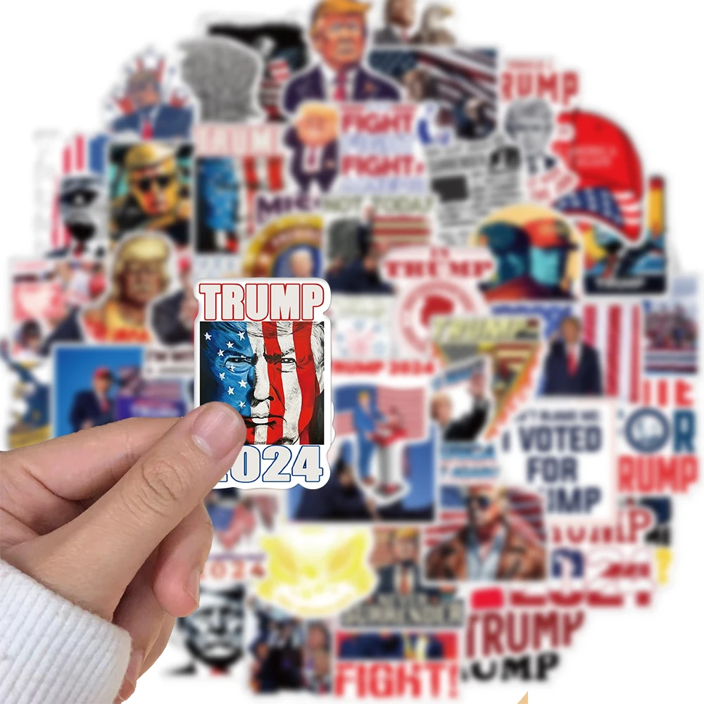 50pcs trump room decor wall art stickers papel tapiz pared adhesivo pegatinas de pared impermeable cozinha bookmark