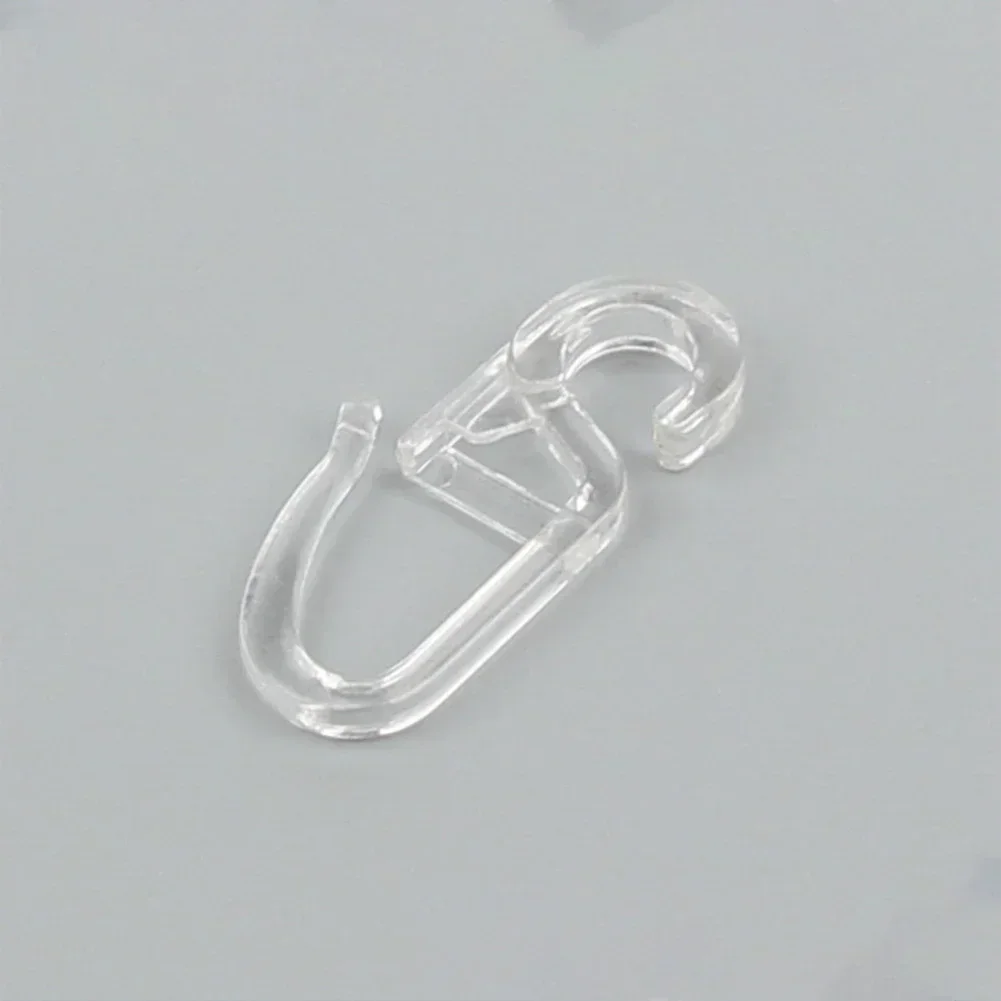 50 Pcs Curtain Hooks Curtain Accessories Curtain Folding Hook Hook Length 34mm Hook Up Window Treatments Brand New