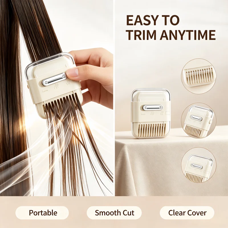 Double Headed Hair Cutting Trimmer Combs Multifunctional Haircut Styling Manual Bangs Cutter Thinning Beauty Shaving Remover