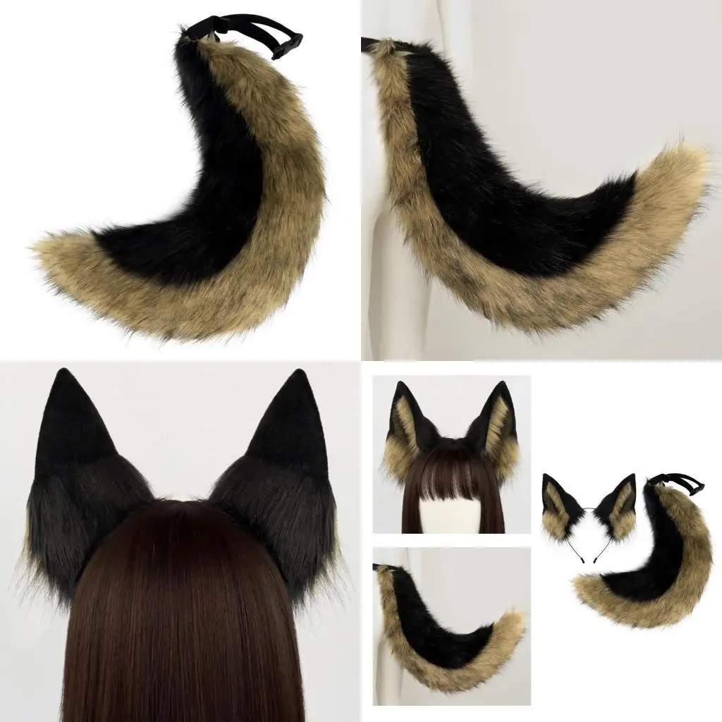 

39bb Halloween Wolf Dog Accessories Accessories для Girl Complay Party, Хэллоуин
