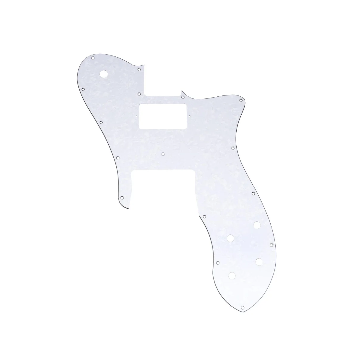 Musiclily Pro 16 Holes Single H Guitar Pickguard For USA/Mexico Fender 72 TL Custom Style Electric Guitar