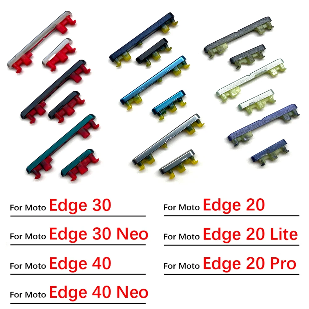 

Кнопка питания, боковая кнопка громкости для Motorola Moto Edge 20 30 40 Neo Pro lite, запасные части