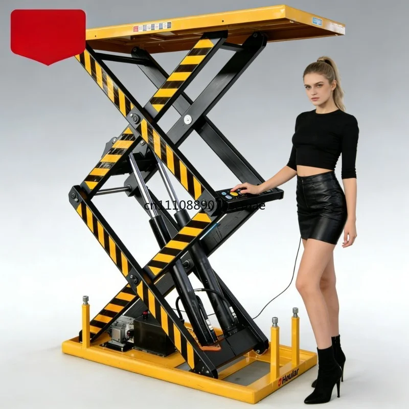 1-10T fixed hydraulic platform lifting platform electric lift unloading lift unloading platform