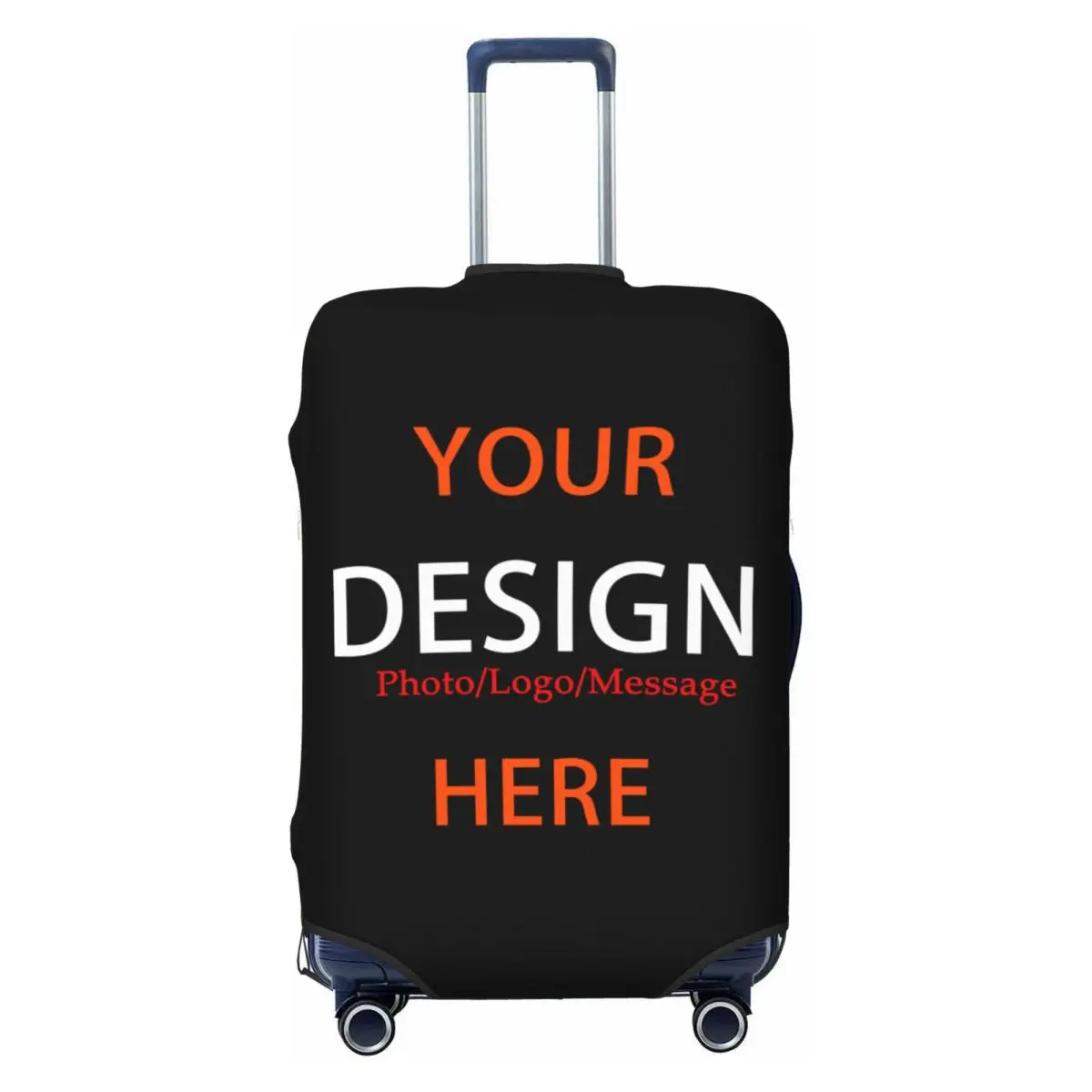 

Custom Custom Your Photo Logo Message Travel Luggage Cover Dust Proof DIY Design Suitcase Cover Protector Fit 18-32 Inch