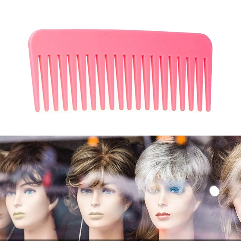 

Rectangular Wide Tooth Comb Plastic Flat Comb Hair Massage Smoothing Comb Hairdressing Comb Styling Tool