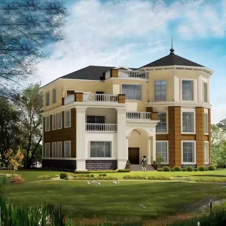 Modern Luxury Prefab Homes Steel Structure Modular Villas for House Use