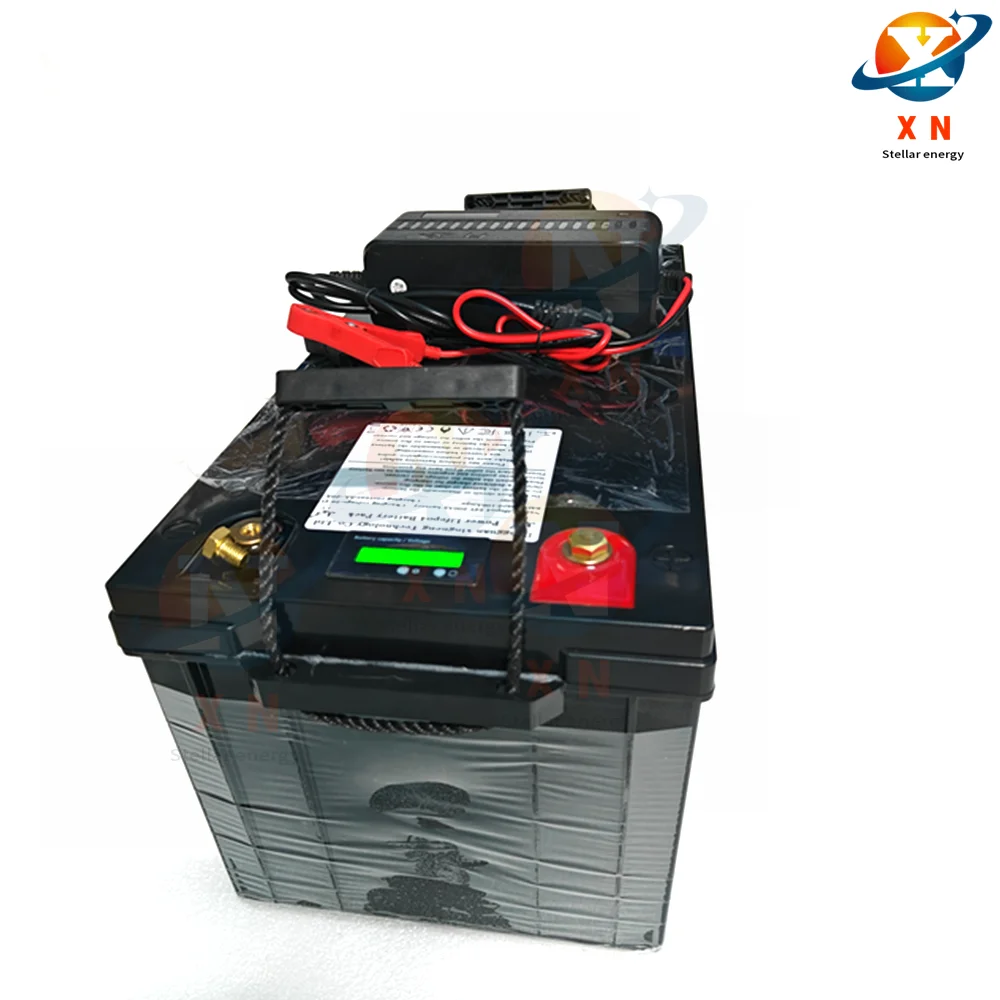 Waterproof 12V 24V 36V 48V 80Ah 100Ah 150Ah 200Ah 400Ah Lifepo4 battery BMS inside for trolling motor boat RV +Charger