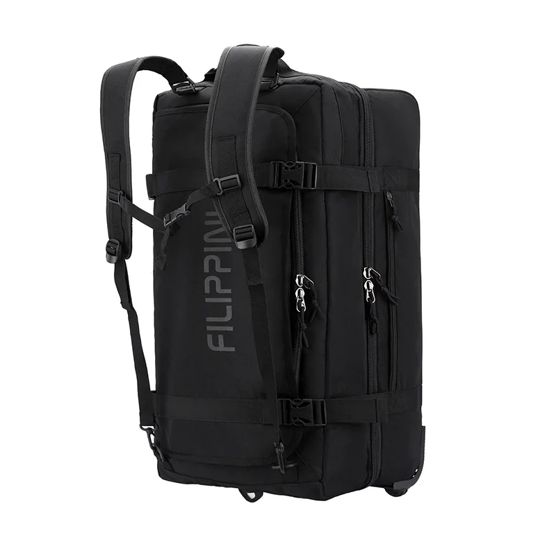 Pull Rod Multifunctional Backpack Carry on Luggage Travel Bag Large Capacity Portable Foldable Travel Bag Single-shoulder Bag