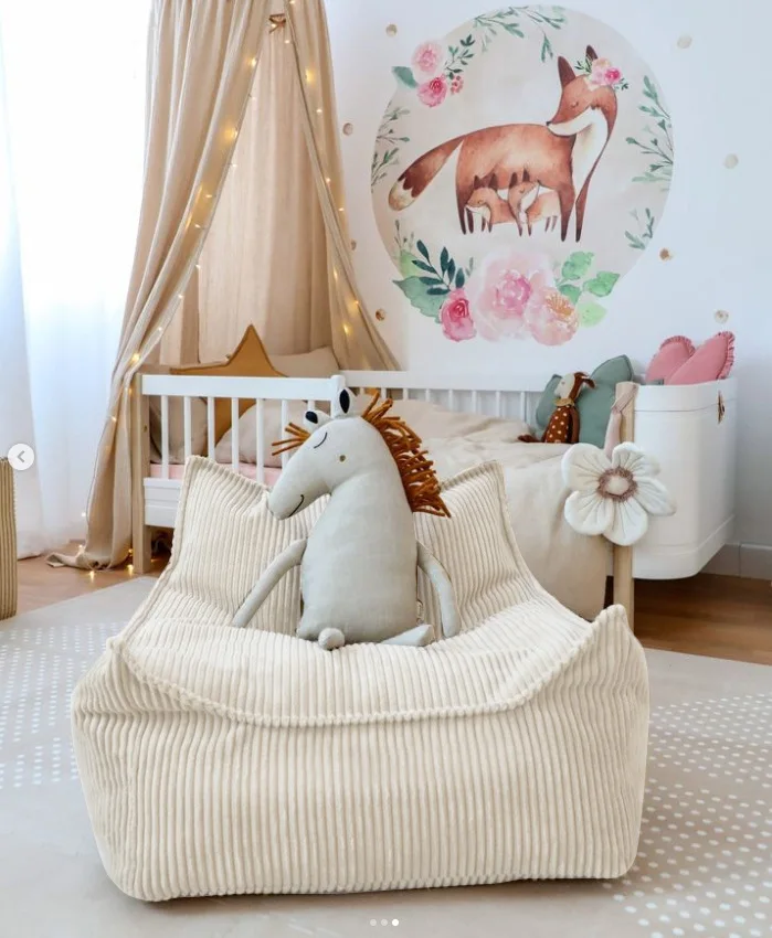 أريكة ضغط للأطفال إسفنجة مكسورة أريكة كسولة للأطفال غرفة المعيشة حصير كرسي خلفي فردي كبير الحجم غير رسمي #3