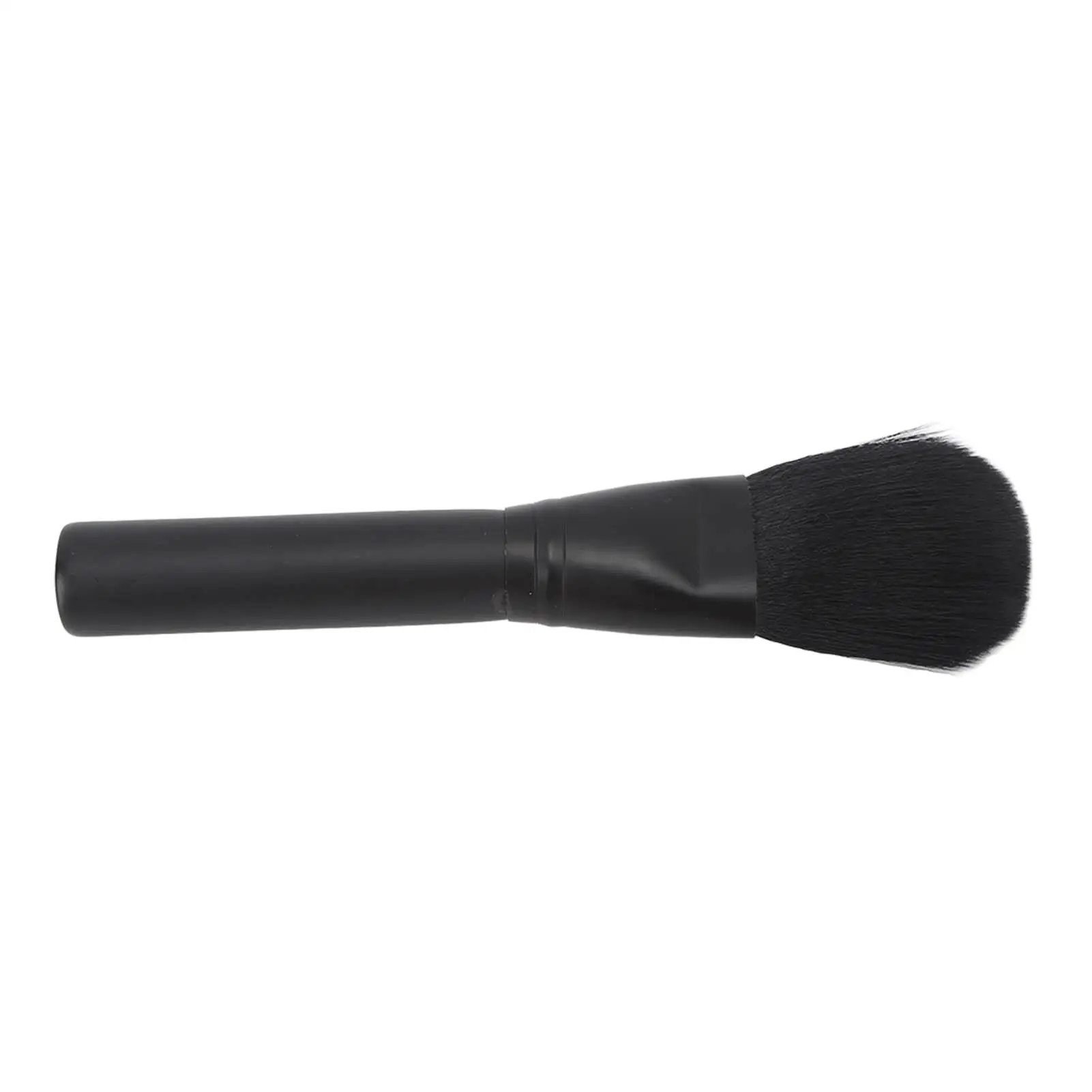 Portable Multifunctional Large Makeup Brush | Black Wood Handle, Soft Bristles | Ideal for bronzer , Grasping