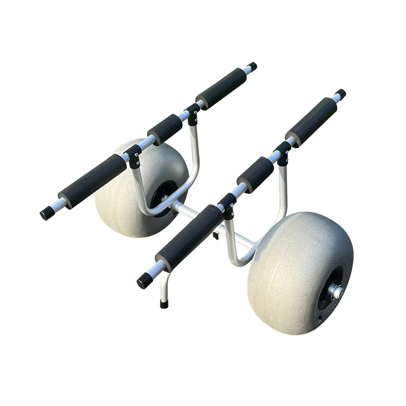 Kajak, Angriffsboot, Gummiboot, Anhänger, zwei Räder, kleiner Wagen, faltbar