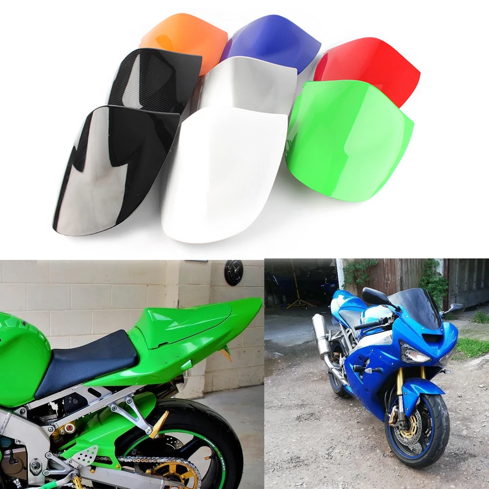 Motorcycle Rear Passenger Pillion Seat Cowl Fairing Tail Cover For Kawasaki Ninja ZX6R 636 2003 2004 636 Z750 Z1000 2003-2006