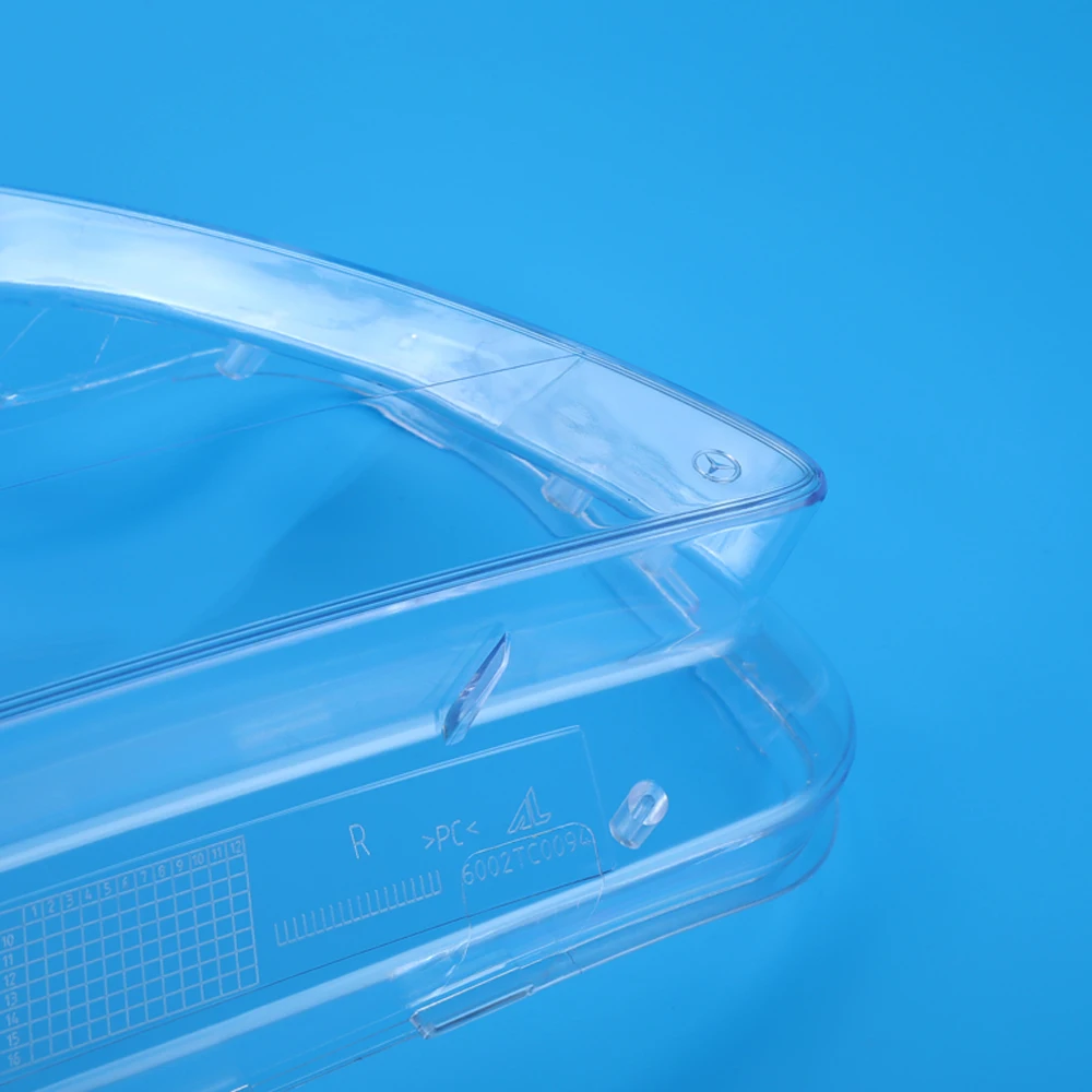 Car Front Headlight Cover For Mercedes-Benz GL W166 GL350 GL400 GL450 GL500 2012-2016 Transparent Glass Auto Lens Caps Shell view 2