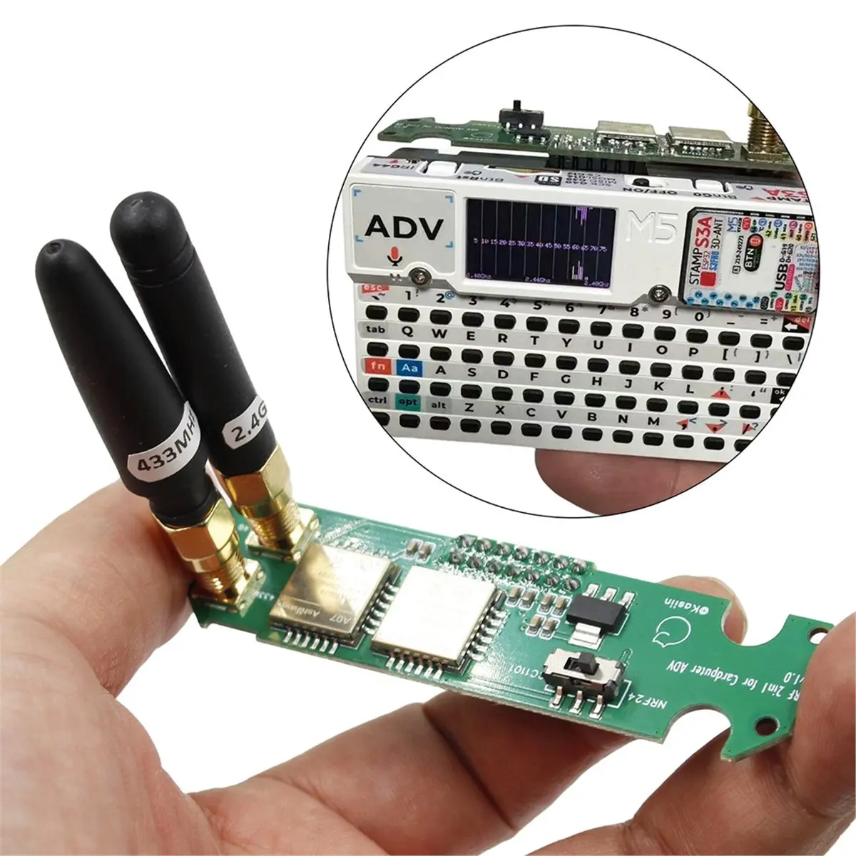thanksgiving-day-advanced-m5stack-cardputer-rf-module-2-in-1-sub-ghz-transmission-reception-with-adv-cc1101-nrf24-support