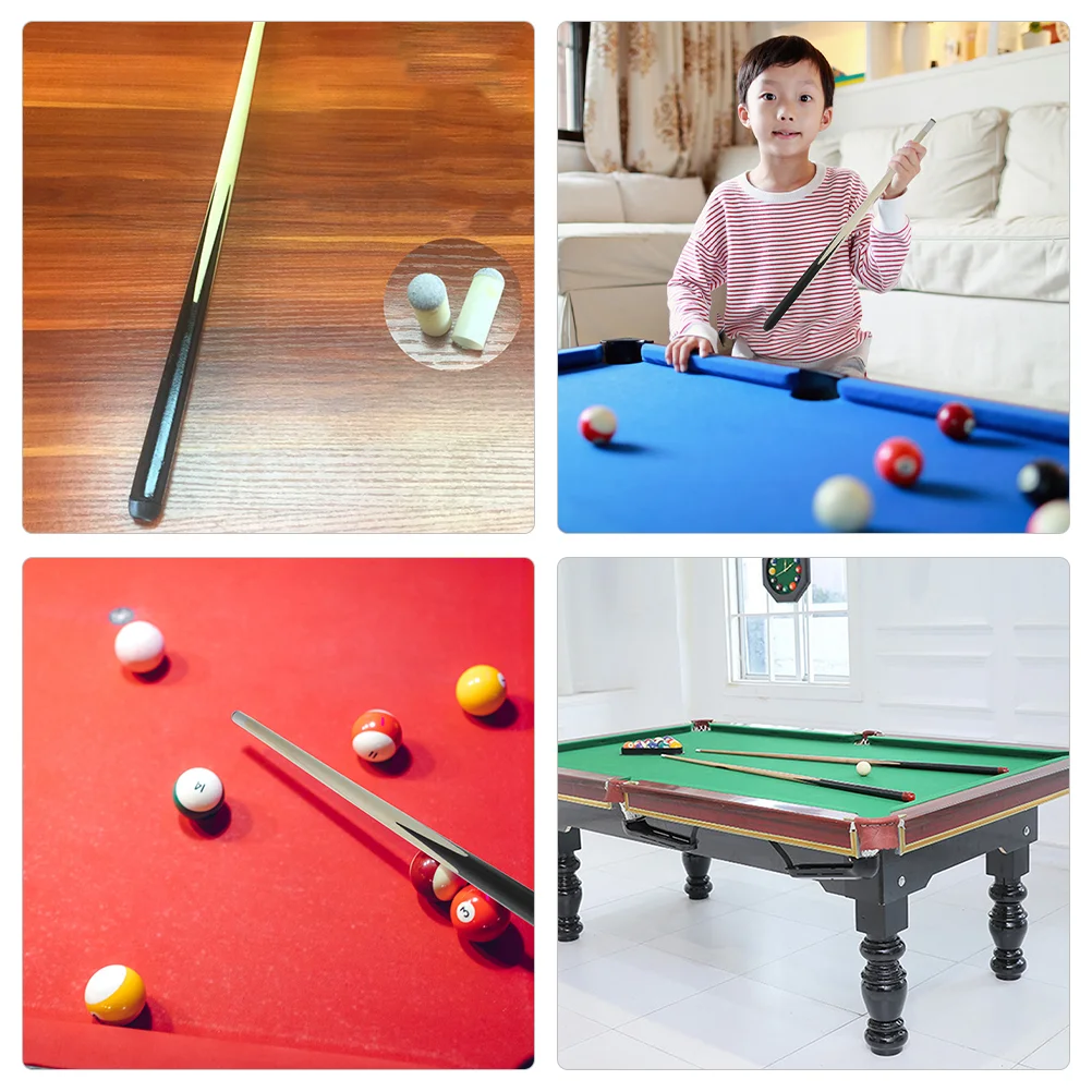 สระว่ายน้ํา Cue Stick บิลเลียดบิลเลียด Sticks สําหรับเด็กปฏิบัติสั้นครัวเรือน Cues