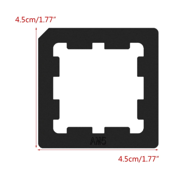 Cadre de Contact CPU Durable T8WC AM5 TPGS, boucle Anti-flexion, cadre de sécurité AM5 pour un meilleur effet de support CPU