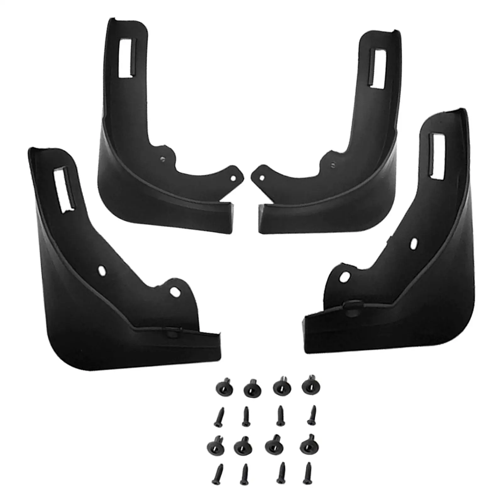 4Pcs Durable Mud Flaps Fender Protection Easy Installation Front Rear Auto Mudguards for Model Y Accessories Parts