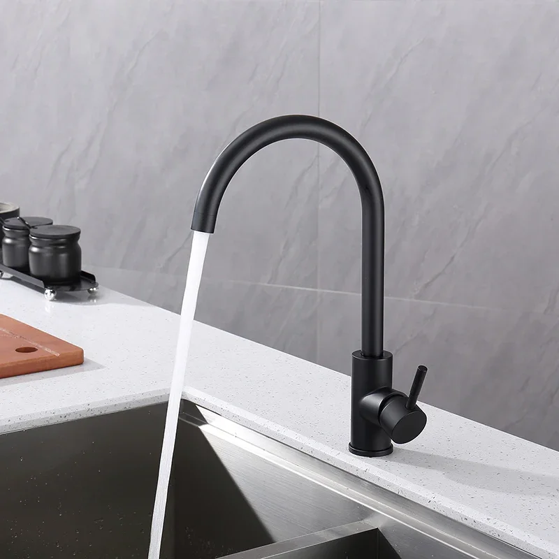 005 Modern Luxury Single Handle Single Hole Kitchen Faucet Sink Faucets Taps