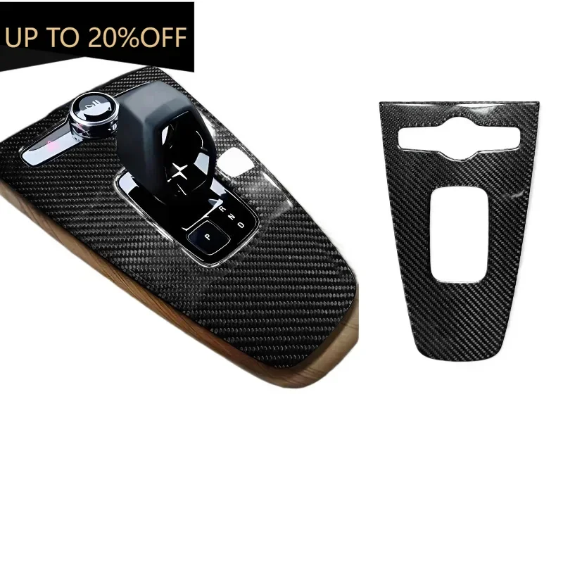 

For polestar 2 /2021-2024 Drip glue carbon fiber decorative frame central control gear shift panel protective sticker
