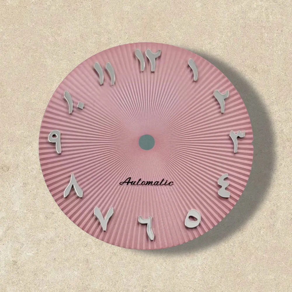 

28.5mm S Logo Arabic NH35 Dial For NH35/NH36/4R/7S Movement Crown NH35 High-Quality Accessories Complete Range Of Colors ﻿