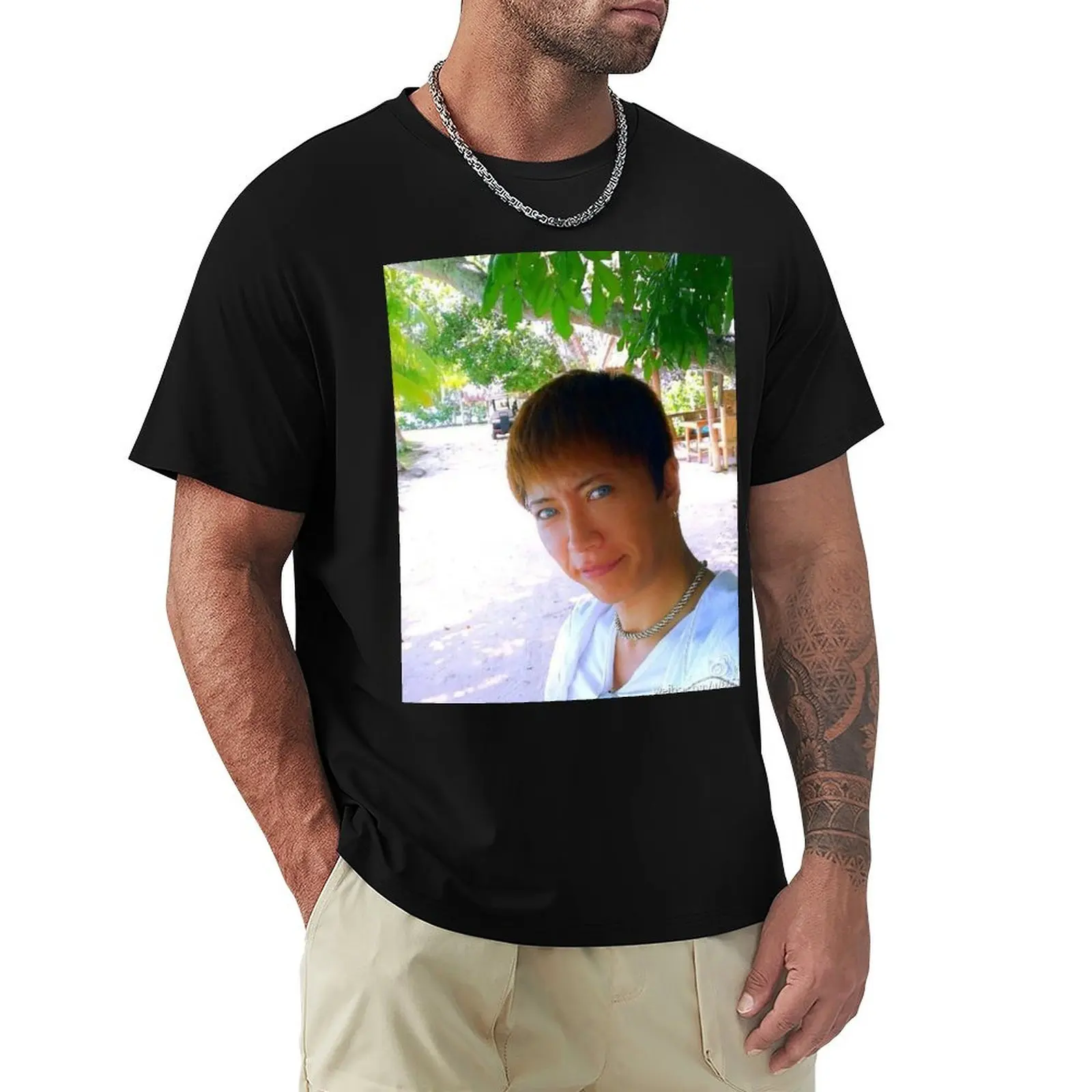 gackt T-Shirt Novelty Print Casual Tee Shirt