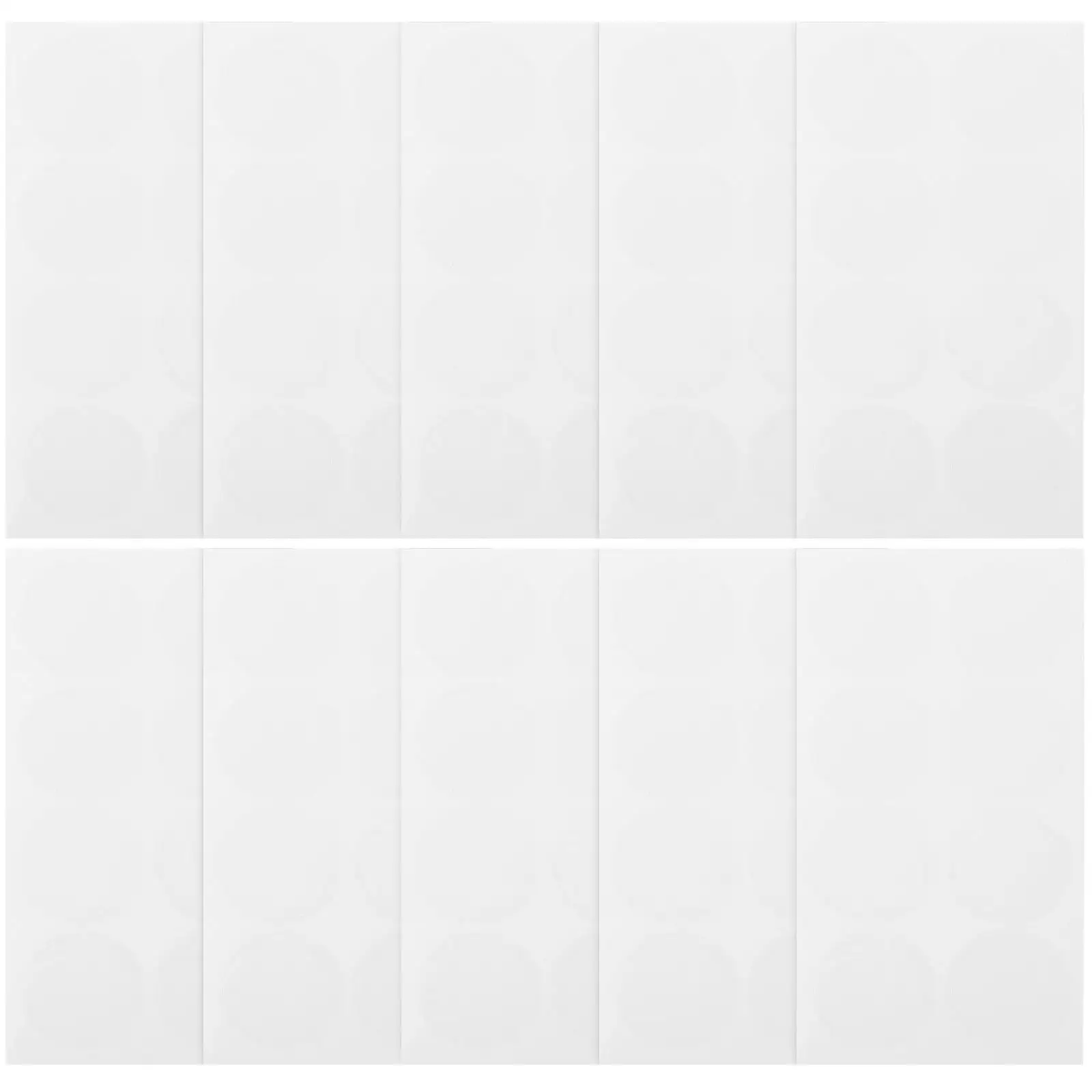 10 Pcs UV Detection Stickers Round 5 2x10cm Sunscreen Reminder Color Changing Outdoor UV Testing Skin Protection Small Dot