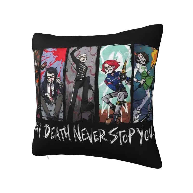 Custom Rock Music Band My C-Chemical Romances Poster MCR Singer Cushion Covers Sofa Home Decorative Square Throw Pillow Cover