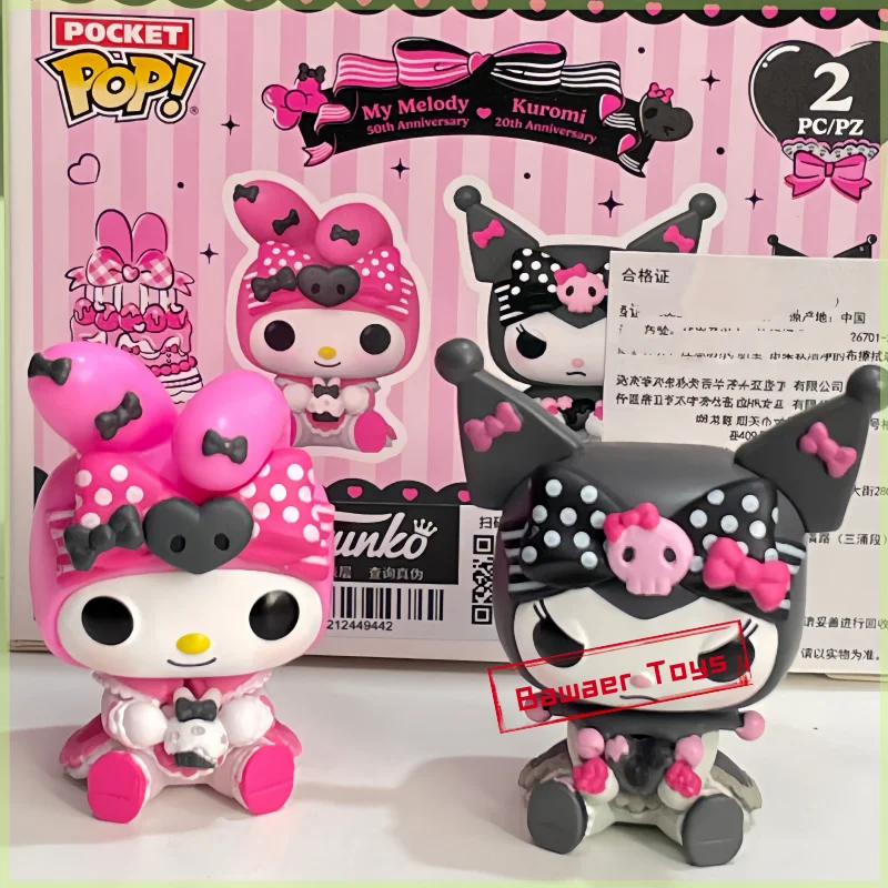 

Виниловая фигурка Funko Pop Kitty Cat Series Gamer Kuromi Christmas Hello Kitty My Melody Kawaii, фигурки героев, детские рождественские подарки