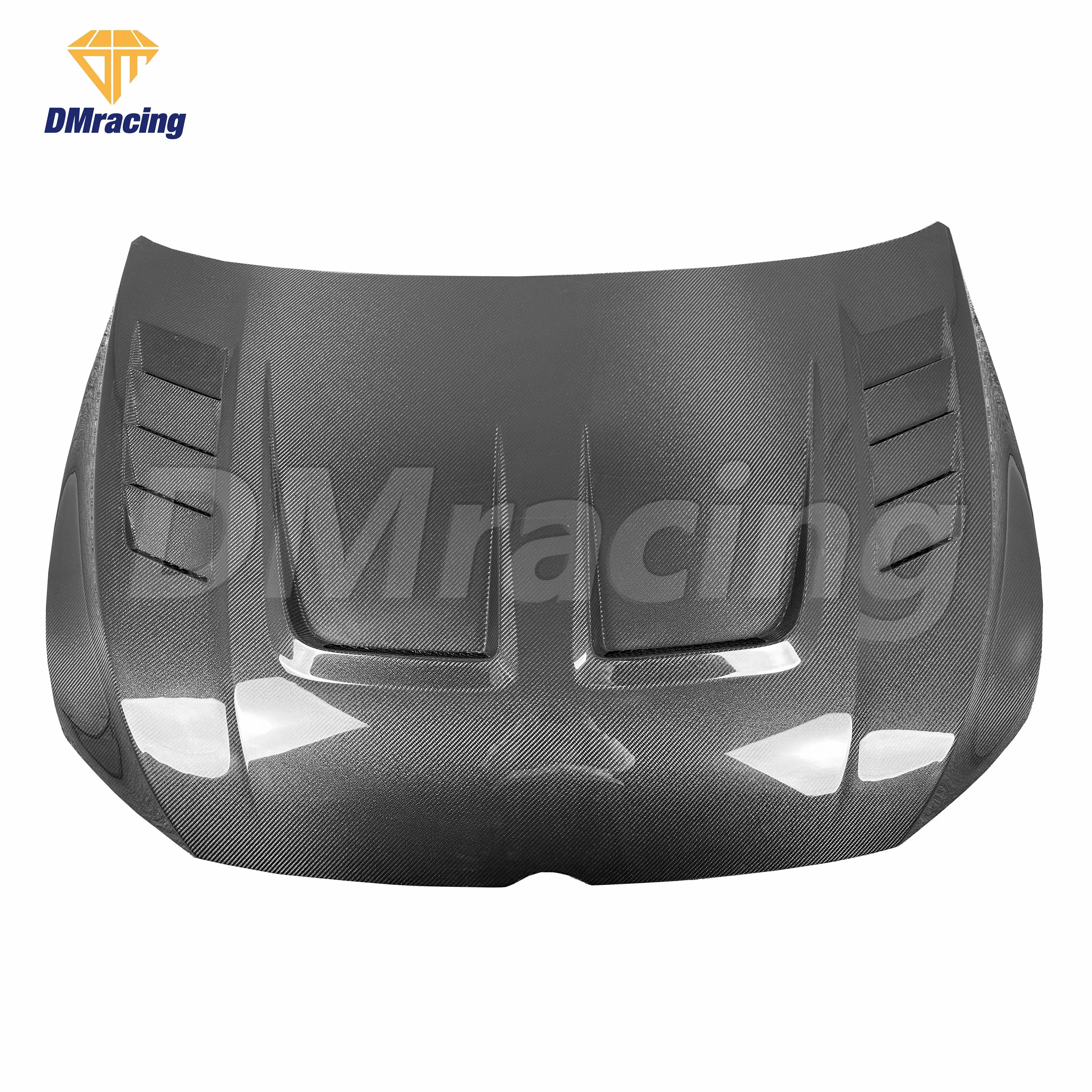 

DM Style Carbon Fiber Vented Hood Bonnet for VW Golf 8 Sti Mk8 (2 Lock Version)