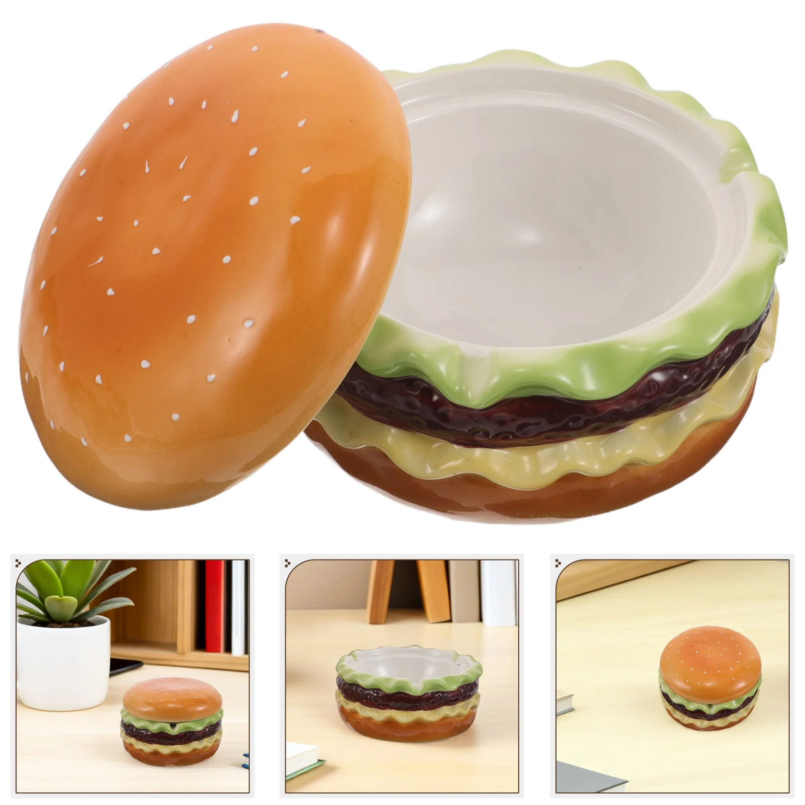 

Ceramic Ashtray with Lids Home Decor Cool Ashtrays Creative Cartoon