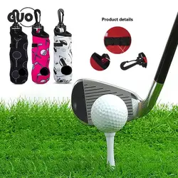 1pc Golf Ball Bag Portable Mini Golf Ball Waist Pack Can Hold 3 Golf Ball 3 Nail Storage Pouch Waist Belt Clip Golf Accessories