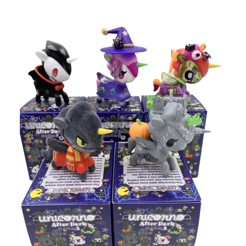 

Tokidoki Unicorn Blind Box Series - Midnight Baron/Lunar Goddess/Enchantress (Halloween Special Edition Collectible Figures)