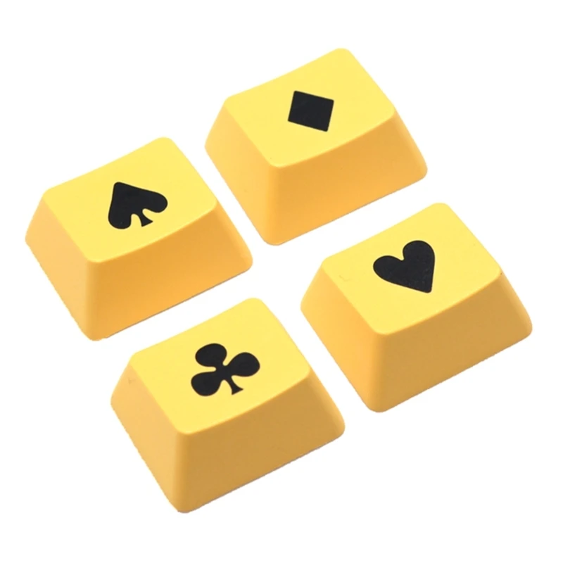 4 Keycaps Chơi Game Cho Bàn Phím Cơ Chơi Game 1.25U 4 Phím Dày Keycap PBT Trang Sức Giọt
