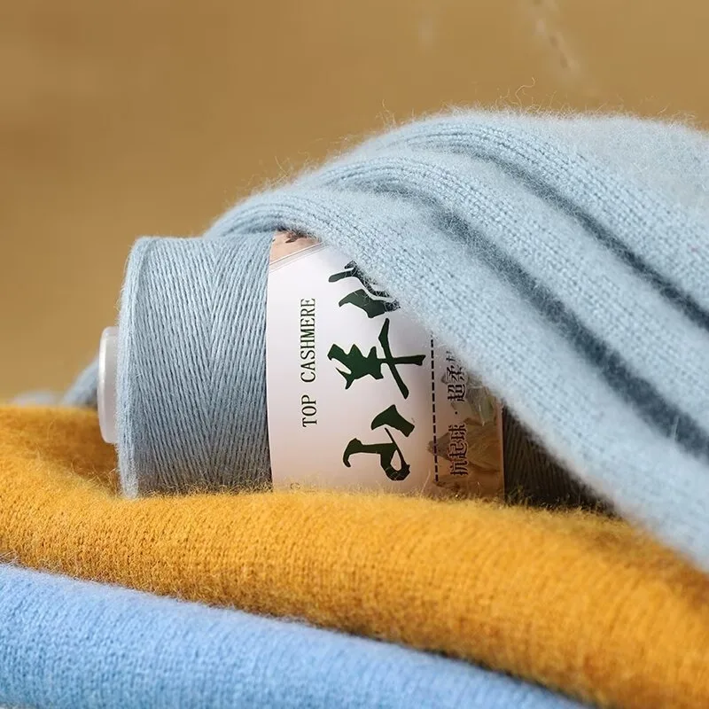 

50G Cashmere Hand-woven Sweater Medium and Fine Cashmere Baby Handmade DIY Scarf Thread To Send Boyfriend Scarf Material Package