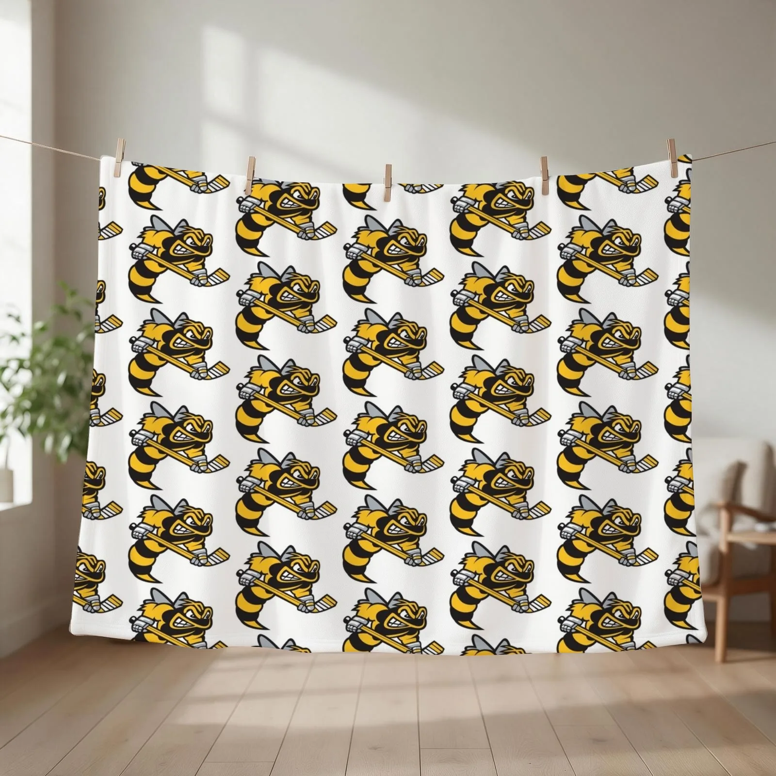 Sarnia Sting Official Throw Blanket couch cozy soft plush fuzzy picnic outdoor blanket