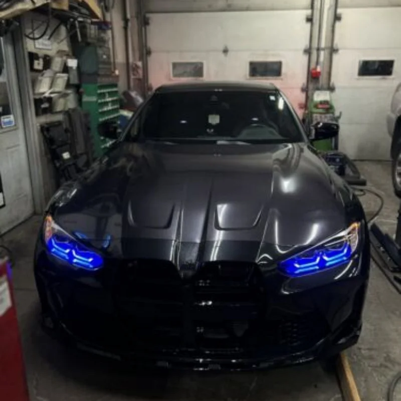 M4 Yellow Lemon DRL LED Module For 2021 2022 BMW G22 G23 G26 G80 G82 M3 430i M440i LED Headlight Non-Laser Daytime Running Light