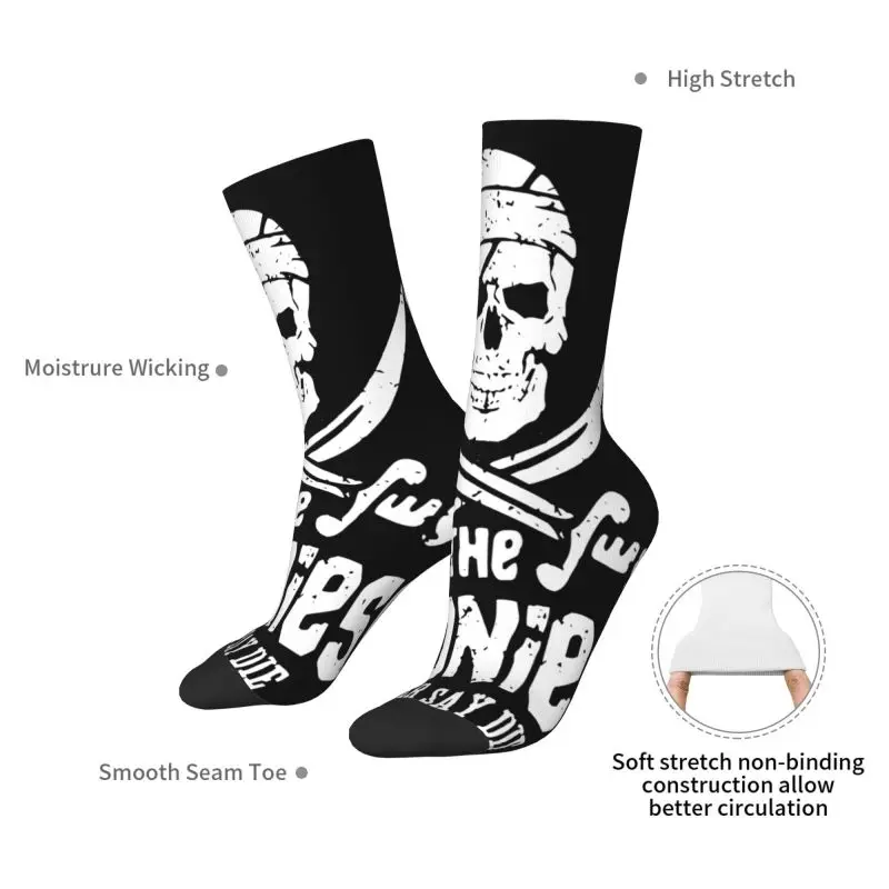 The Goonies Skull Pirates Chaussettes pour hommes unisexes amusantes avec impression 3D pour film