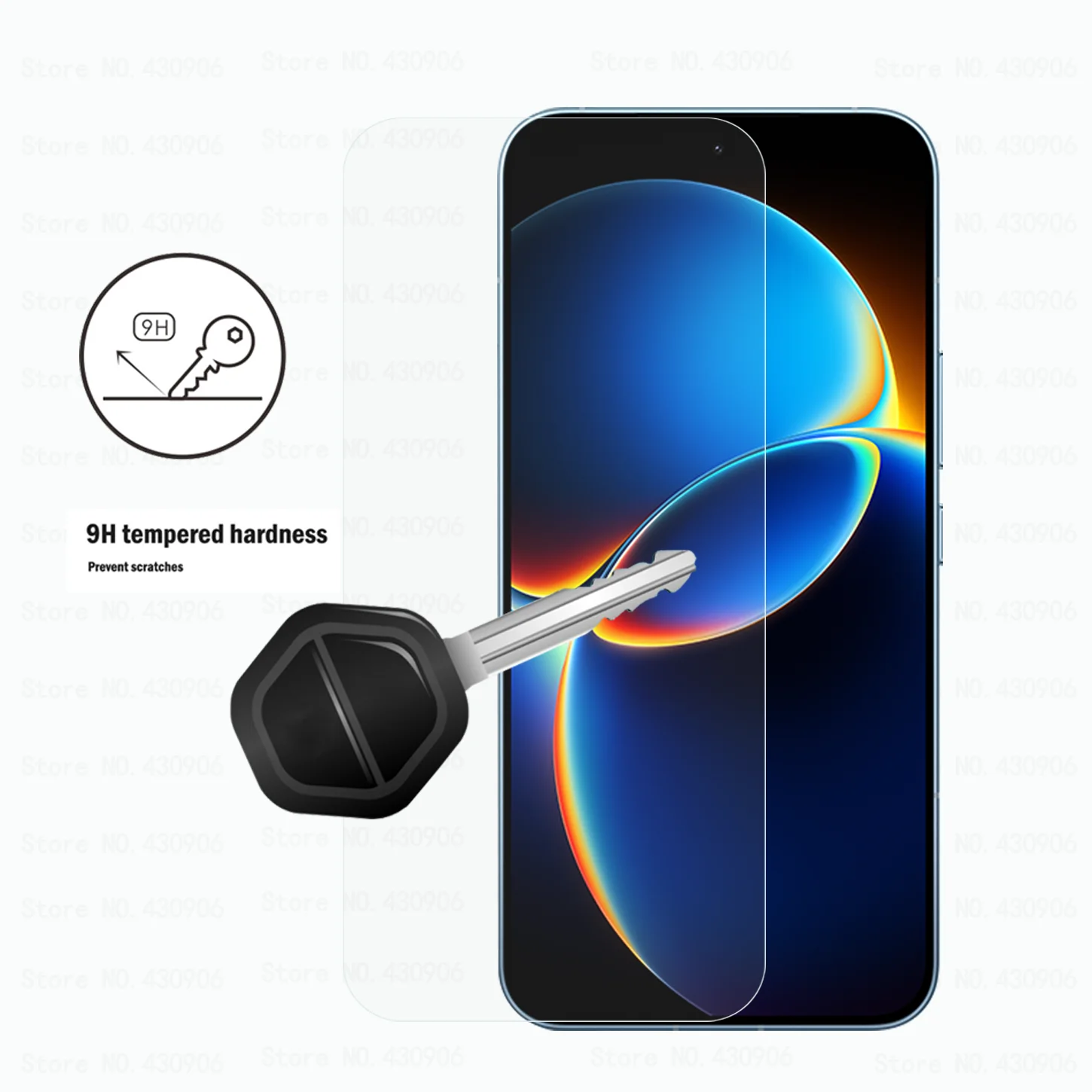 Für Redmi K90 Max Displayschutzfolie Hochwertige Transparente Gehärtete Glasfolie 2,5D 9H – Detail 5