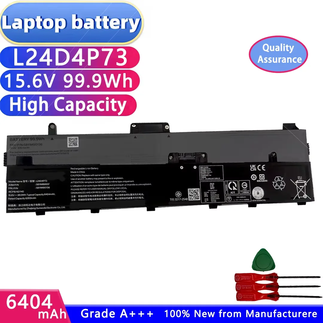 

﻿ New L24D4P73 15.6V 99.9Wh 6404mAh Laptop Battery For Lenovo ThinkPad