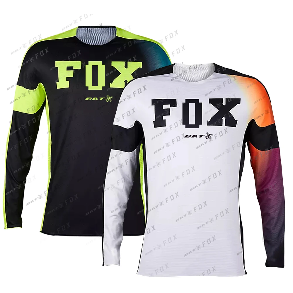 

Men's Downhill Jersey BAT FOX Camiseta Motocross T-Shirt Mountain Bike Shirt Offroad DH Jersey Maillot Ciclismo Hombre