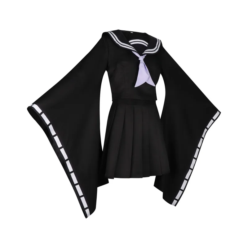 أنيمي الأزرق لعبة الأرشيف يوكاري تأثيري حلي كيمونو JK زي مدرسي دعوى للنساء الفتيات هالوين كرنفال حفلة الزي #3