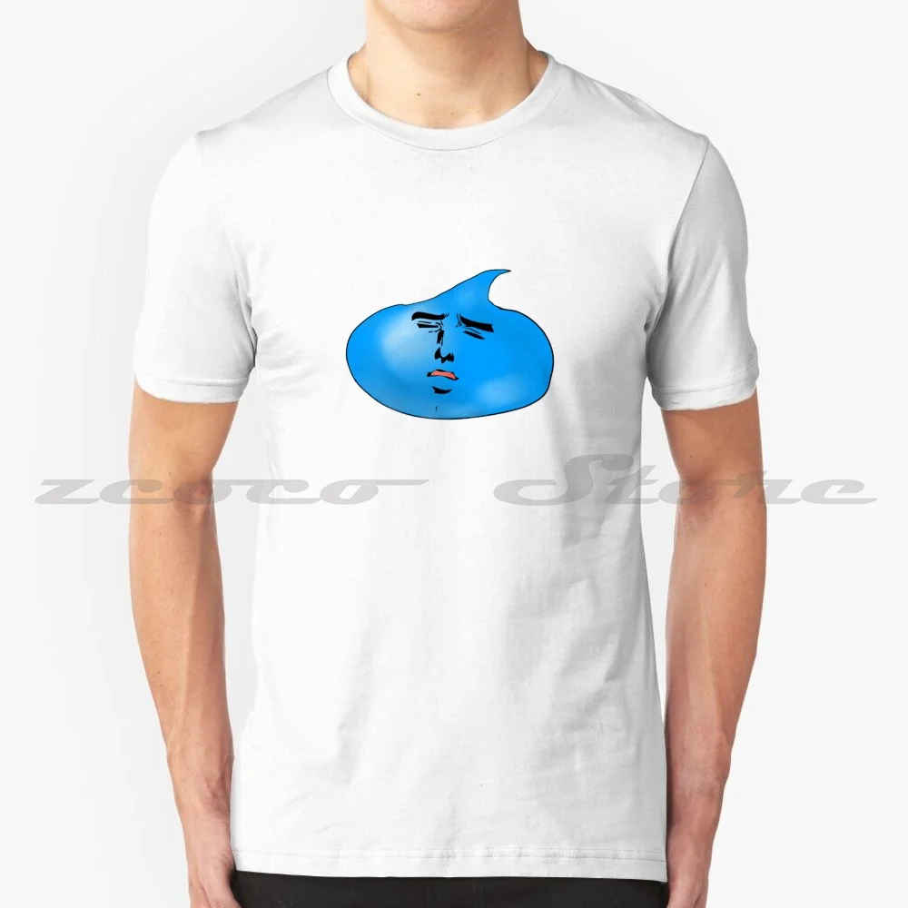 Camiseta Yaoi Slime 100% algodón cómoda de alta calidad Dragon Quest Slime Kuso Miso técnica Yaoi Anime Manga juego Rpg divertido
