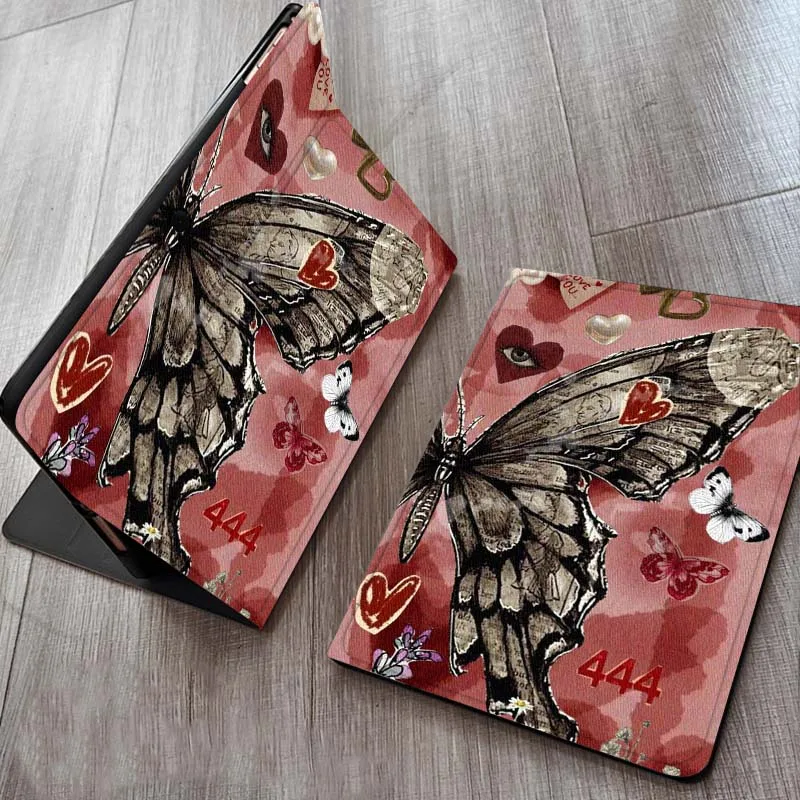 

Red Flower Love Letter Case For OPPO Realme Pad Air X 10.36 11 Inch Tablet