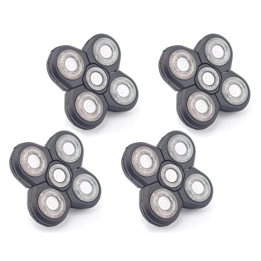 A94E-Substituição de cabeça de barbeador elétrico 5 cortador cabeça flutuante lâmina de aço inoxidável à prova d'água