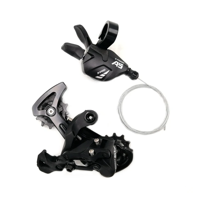 LTWOO A5 1X9 9 Speed Derailleurs Trigger Groupset Shifter Lever 9 Speed Rear Derailleur switches Compatible SRAM Bicycle Parts