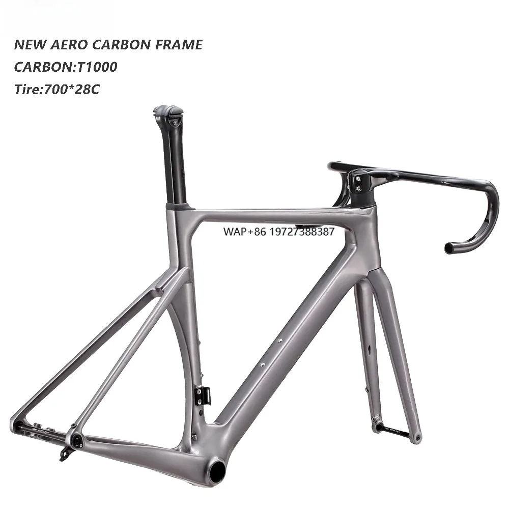 

700c*25c Carbon Road Bike Frame BB86 Aerodynamic City Cycling for UT Mechanical Electric Derailleur Yuying WH06
