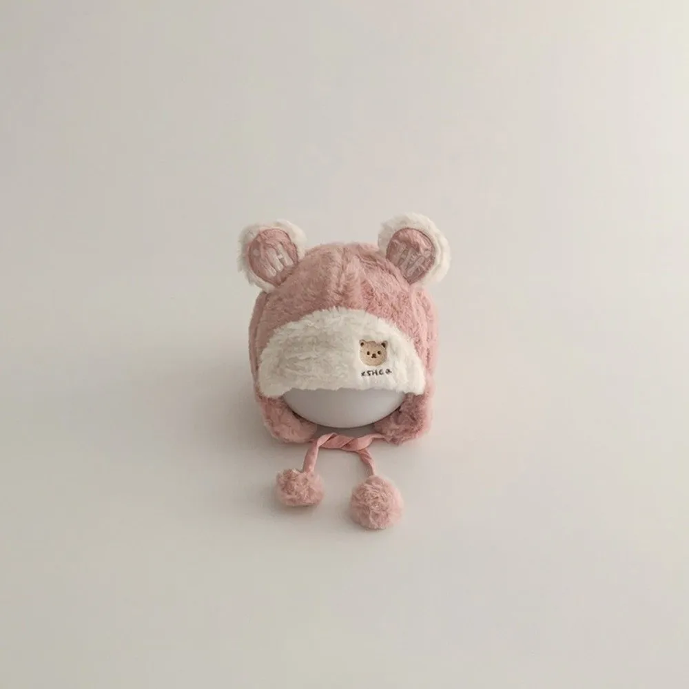 جديد قبعة صوفية دافئة يندبروف Coldproof سدادات حماية الأذن قبعة محبوك لطيف الدب لي فنغ قبعة الرياضة في الهواء الطلق