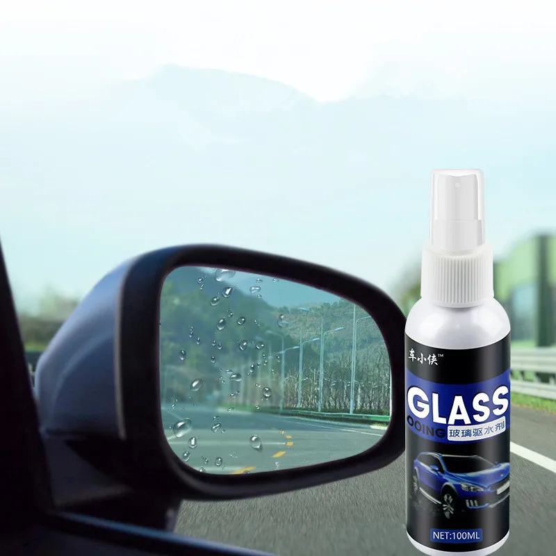 

Water Repellent Spray Anti Rain Coating For Car Glass Hydrophobic Anti-rain Liquid Windshield Mirror Mask Auto Chemical